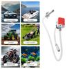 Oil Pump Set with 4 Adapters Automatic Stop Function 2.4 GPM Flow Rate Fuel Delivery Pump Refueling Assistant