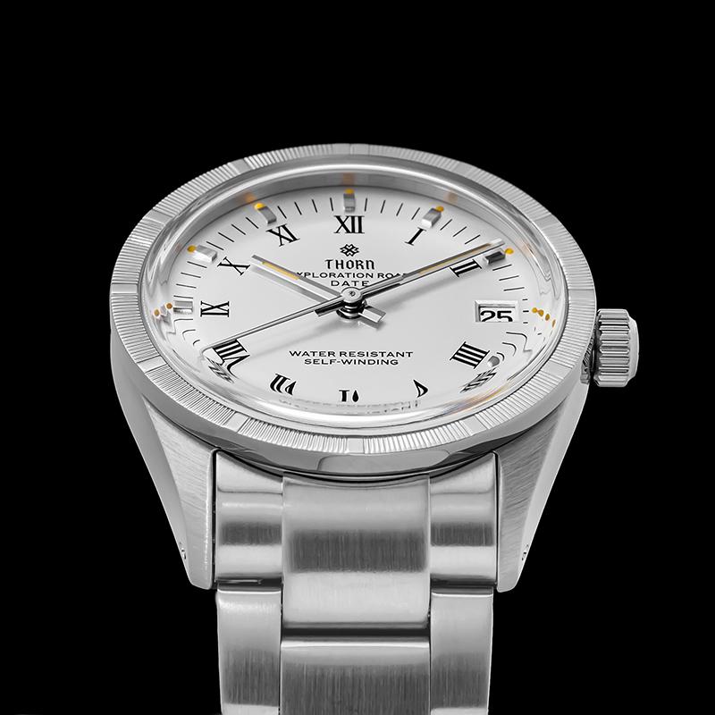 Thorn T004 Mechanical Watch PT5000 Automatic Movement Fashion Couple Watch 100m Waterproof Sapphire Luminous 34mm Tribute Watch