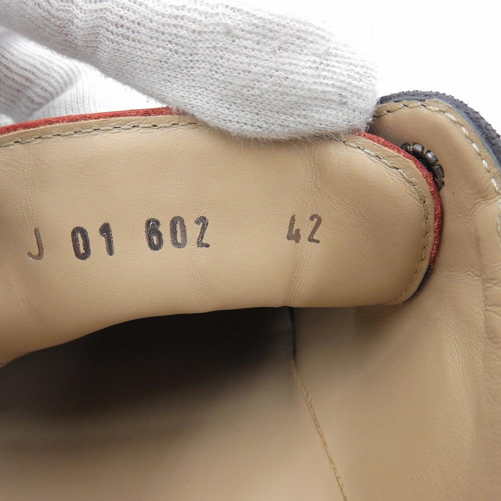 lobb's Men's velour lace-up shoes, navy, size 42, IMLB602 shoes 42 NavyUsed