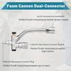 Pressure Washer Double Tip Attachment With 5pcs Pressure Washer Nozzles Multipurpose Washer Extension Rod Kit For Home Cleaning