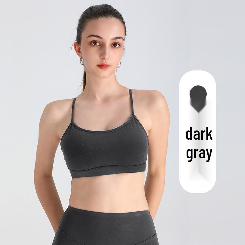 

Women s Lycra Sports Bra - Nude Feel, Moisture-Wicking, Strappy Back Support for Yoga and Fitness Medium
