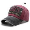 Hole Hat Retro Baseball Cap Korean Style Tide Washed Coating Old Duckbill Cap Spring and Autumn Leisure Sun Hat
