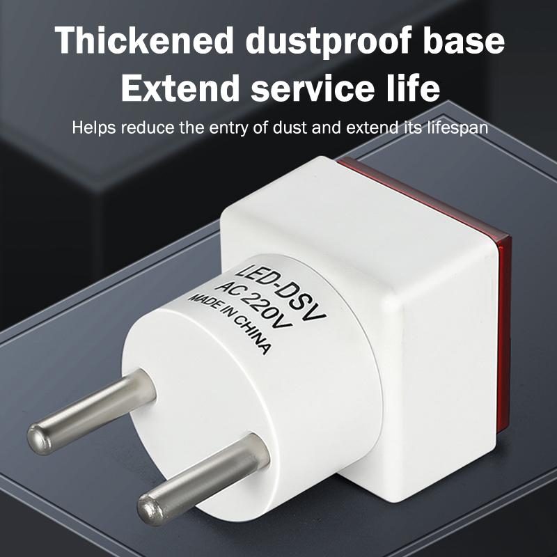 1 buc. Priză UE LED Monitor Digital Casnic AC 50V~500V Voltmetru Indicator Luminos Circular Universal AC220V