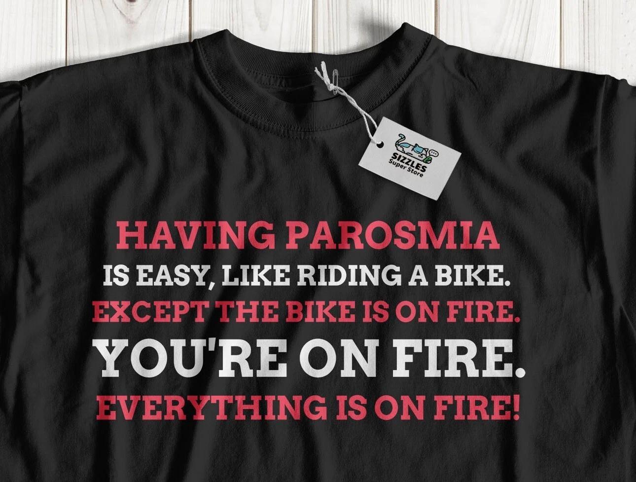 

Unisex Funny Parosmia T-Shirt Troposmia & Phantosmia Gifts M
