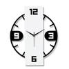 3D Rectangle Panel Metallic Analog Wall Clock for Home, Office, Living Room, Bedroom, Kids Room & Kitchen | Big Stylish Latest Home Decor