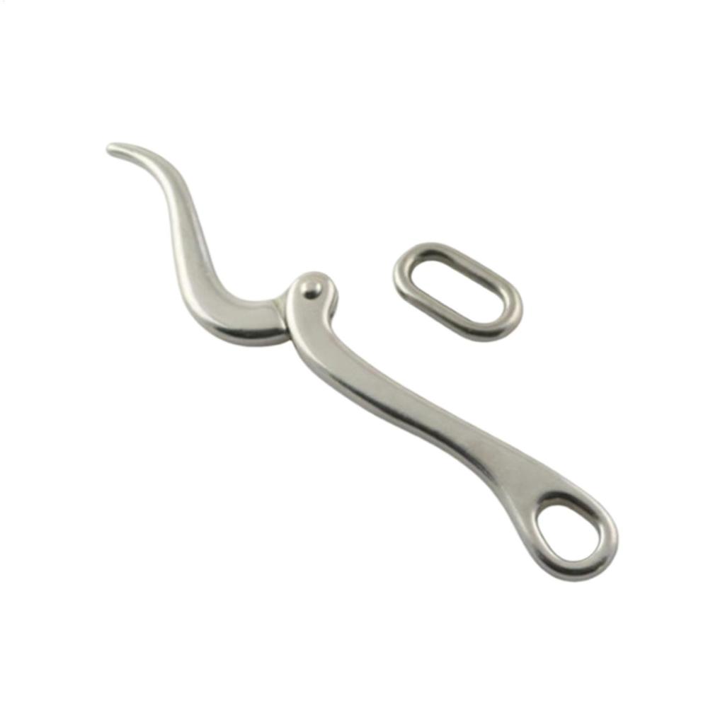 Bolt Pelicans Hook Clips Stainless Steel Hook Eye With Quick Release Link Crane Hooks For Sailing Boat Yacht Accessories