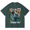 230 g/m² 100 % Baumwolle Demon Slayer V103 Obanai Druck Unisex Schweres Baumwoll-T-Shirt