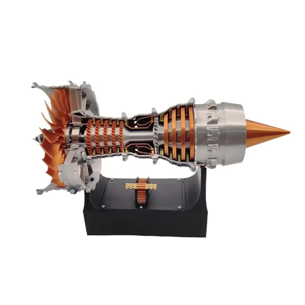 TR900 Motore Turbofan Aeronautico Modello di Aeroplano Kit Motore per Aeroplano Modello di Motore Turbojet Regalo per Adulti Giocattolo Educativo di Scienza Meccanica