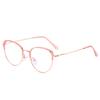 2019 Personalized Elliptical Flat Mirror, Personalized Trendy Eyebrow Tr90 Frame Glasses, Light Luxury Glasses Frame