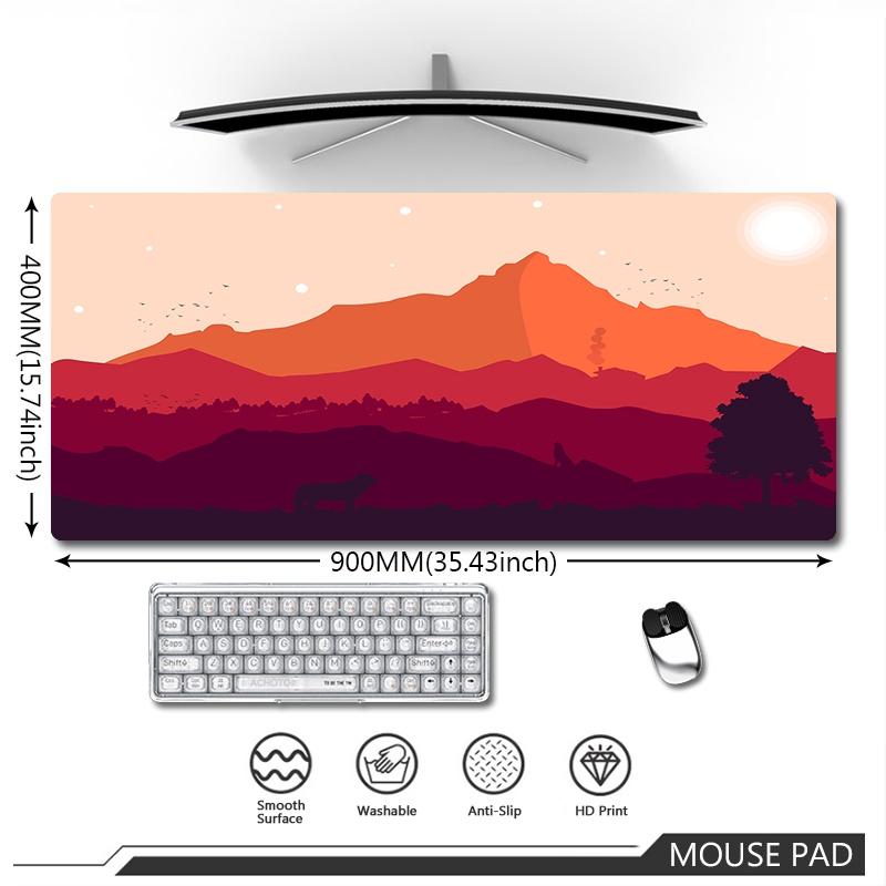 Original Large Mousepad Deep Forest Firewatch Mouse Pad Gaming Keyboard Mouse Mat Speed Waterproof Notebook Office Carpet Mats