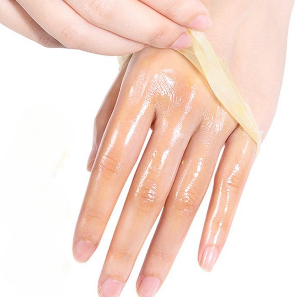 Honey Milk Hand Mask Moisturizing and Smoothing Hands Exfoliation Hand and Foot Care Peel-off Hand Wax