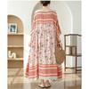 Flesh Covering Skinny Round Neck Long Skirt