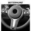Для BMW F20 F21 F23 F30 F32 F34 F36 F39 F15 F16 F10 F48 Виготовлено з Алькантари Декоративна накладка на кермо для салону автомобіля Аксесуари з ABS