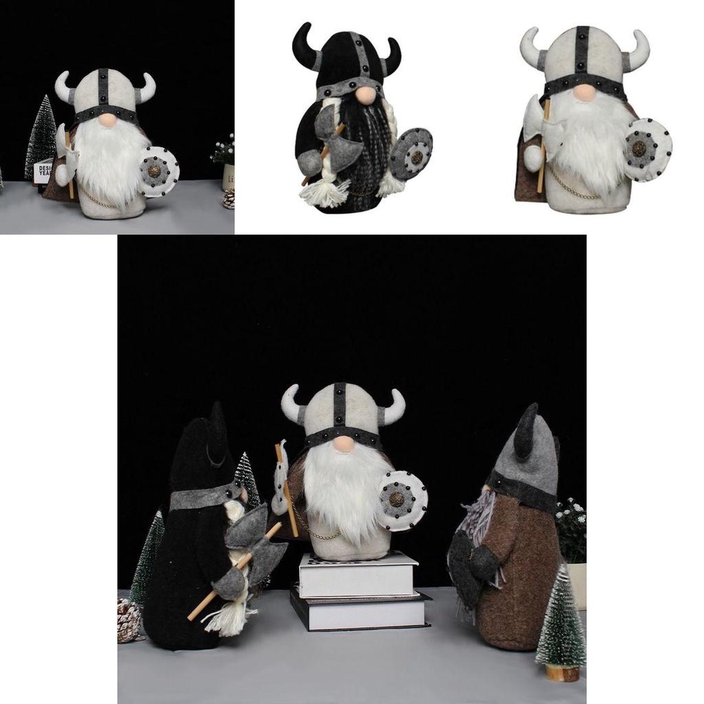 Entzückendes Wikinger-Gnom-Stofftier, ideal für charmante skandinavische Wohnkultur