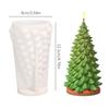 Christmas Tree Aromatherapy Candle Mold DIY Christmas Tree Decoration Ornament Crafting Tools Christmas Tree Candle Gypsum Mold