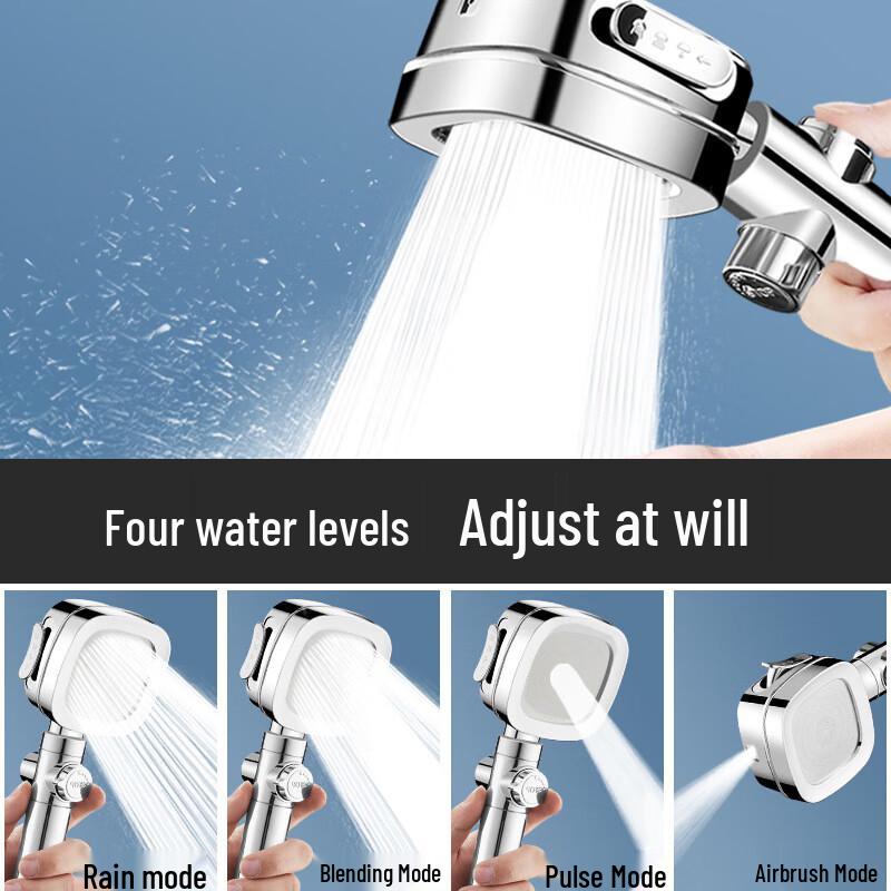 Filtered Pressurized Handheld Shower Head