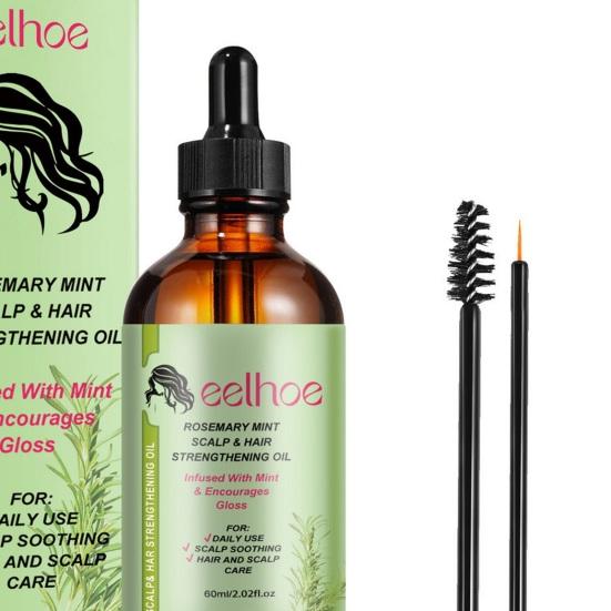 60 ml Rosmarinöl für das Haarwachstum, nährt die Kopfhaut und stärkt das Haar. Behandlung von trockenem Haar und Haarausfall