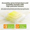 Color screen indoor temperature and humidity meter, multifunctional electronic digital display temperature and humidity meter