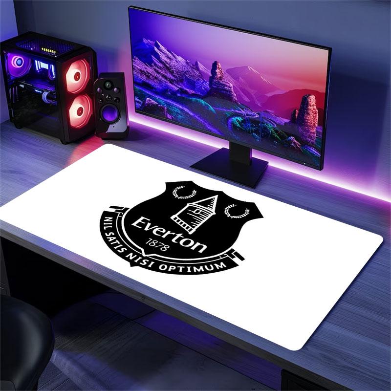 Everton Mouse Pad, Large Gaming Desk Mat, Non-slip XXL Mousepad for Laptop & Tablet, Mini PC Playmat with Stitched Edges