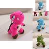 Adorable Dinosaur Plush Keychain Soft Pp Cotton Stuffed Animal Bag Charm