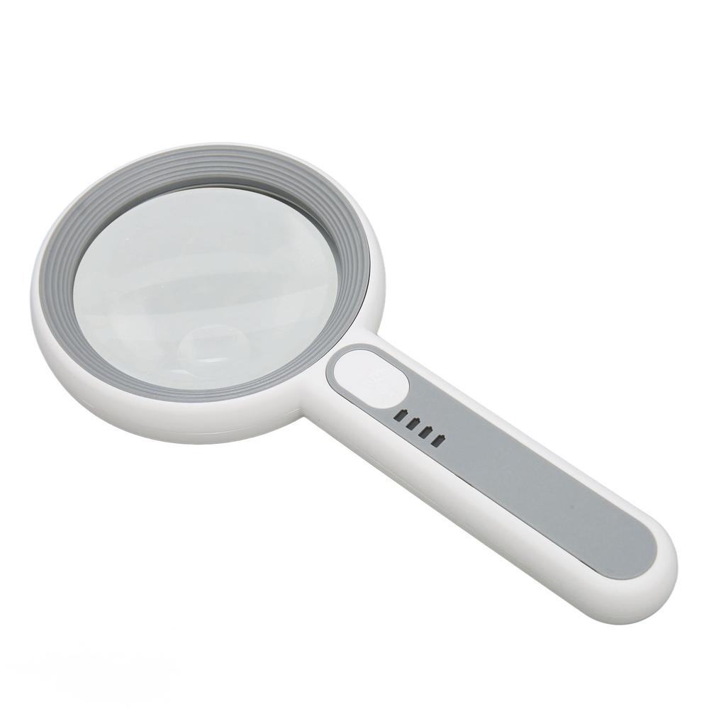 Osvětlená lupa 5X 12X Ergonomický dotykový spínač LED světlo 3 režimy Ruční lupa pro
