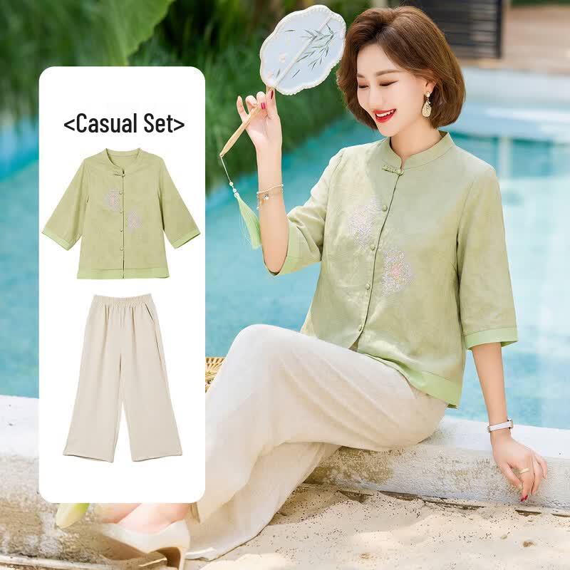 Women s 100% Cotton Seven-Sleeve T-Shirt 5XL