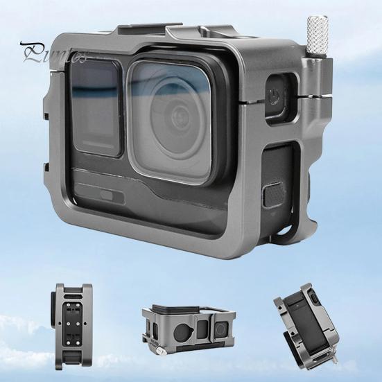 

Чехол для камеры с оконным проемом, защитная клетка для камеры из алюминиевого сплава, корпус с портом быстрой зарядки USB, чехол для Insta360 Ace/Ace