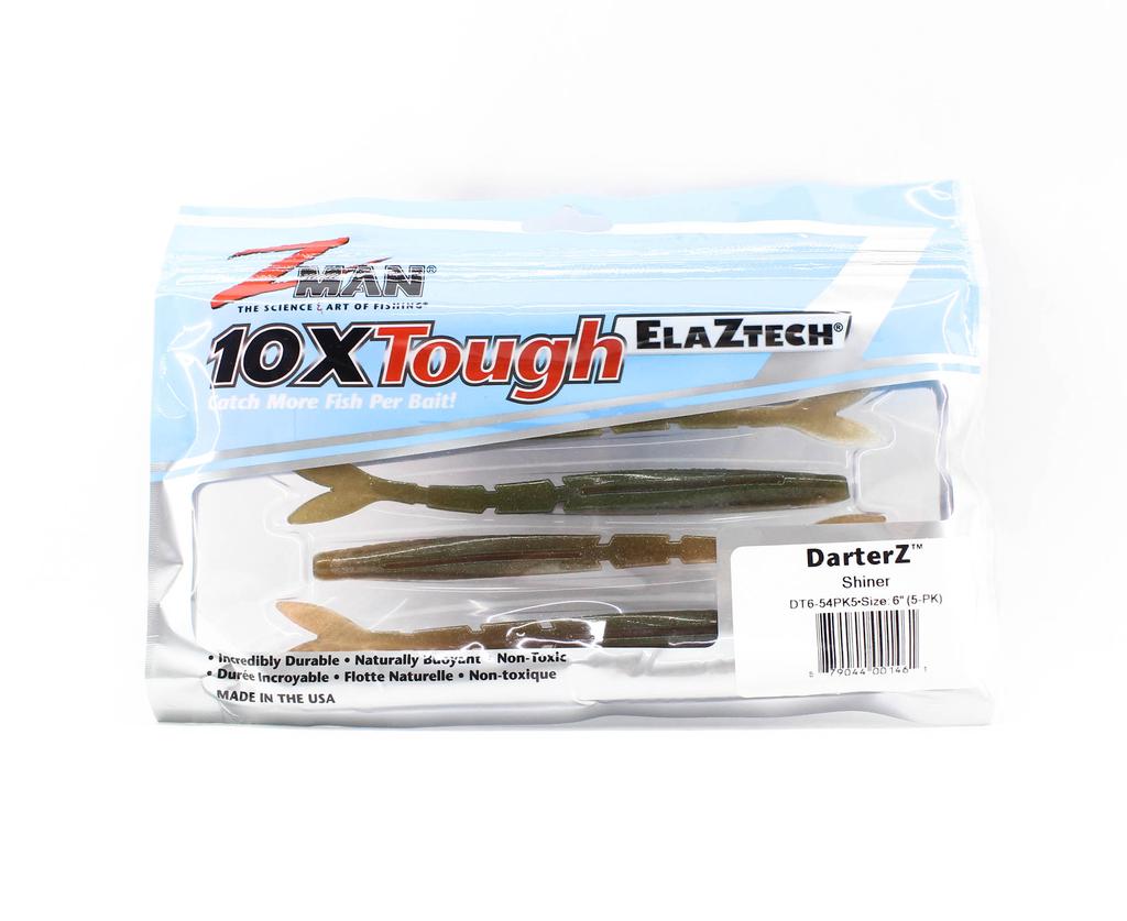 Zman Soft Lure DarterZ 6 Inch 5/Pack Shiner (1461)