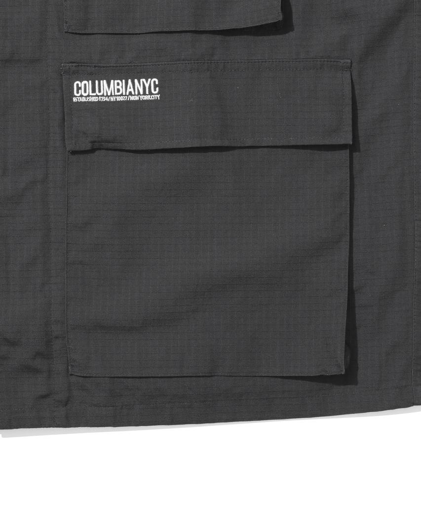 COLUMBIA UNIVERSITY Nyc Blackseries Utility S/S Shirts Jacket Charcoal