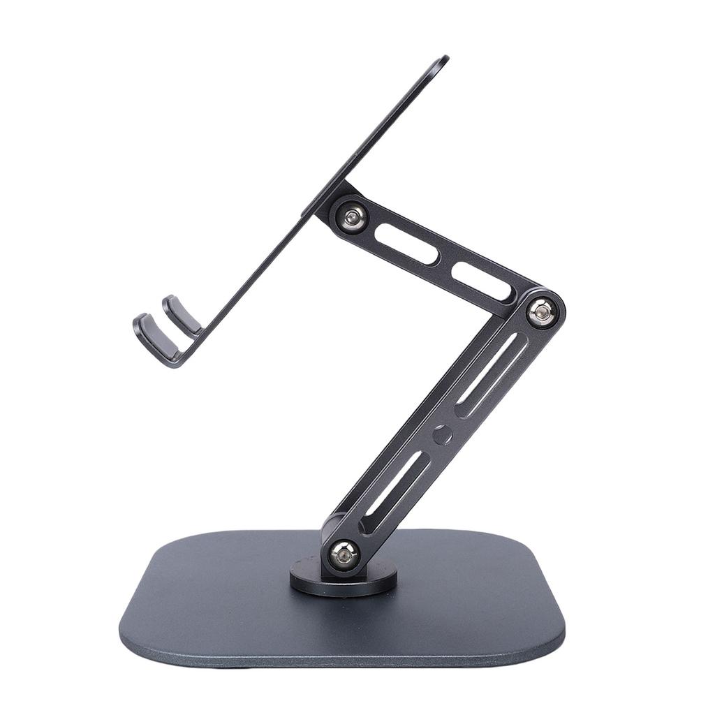 Desk Tablet Stand   Foldable 360 degrees  Rotating Metal Desk Tablet Hold  for Cell Phone