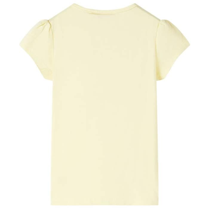 T-shirt pour enfants jaune tendre 92/104/116/128/140