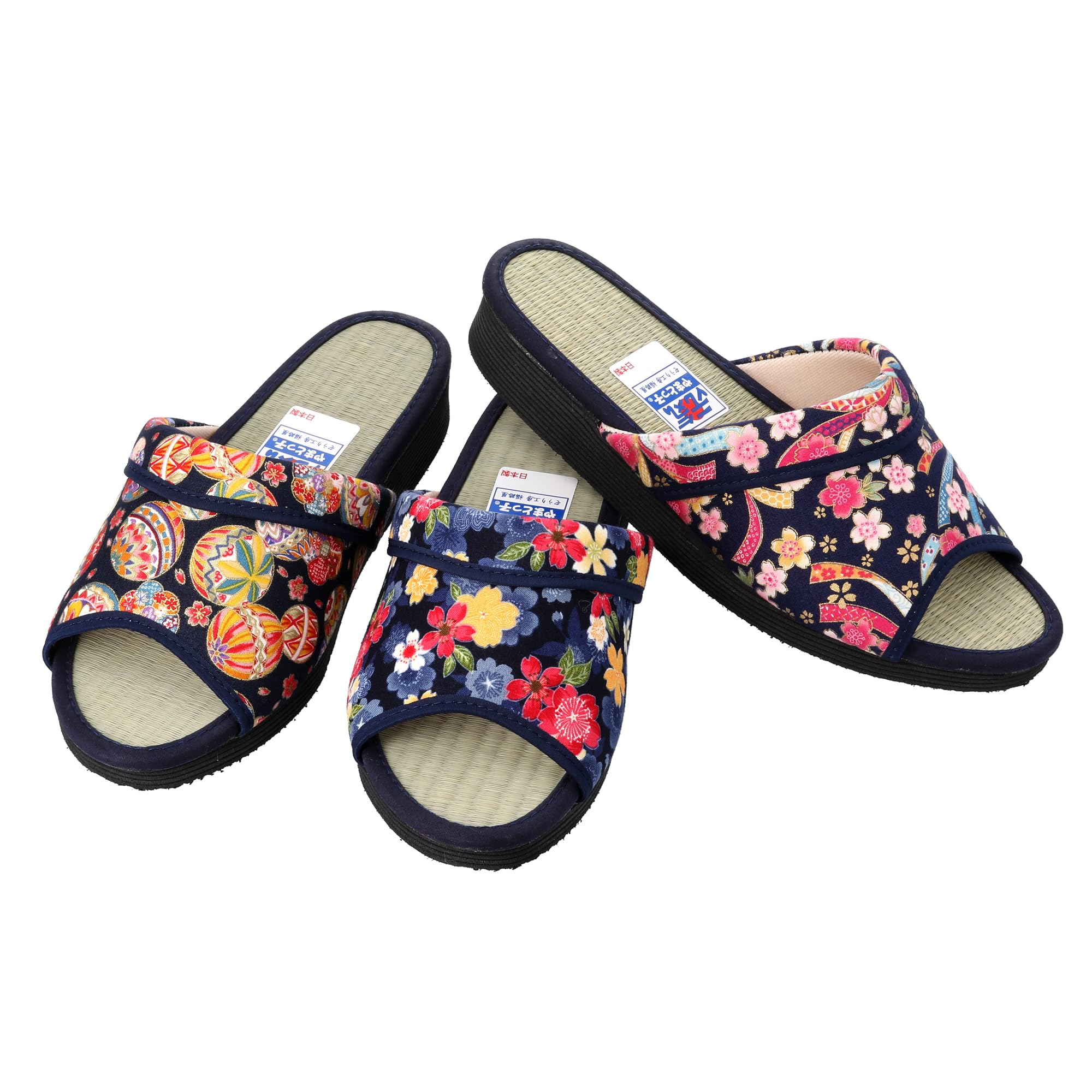 

selectable insole slippers for women comfort that want to wear every setta geta bamboo made in Japan random color and M [Yamatokko] Slippers,