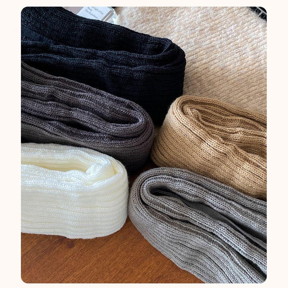 Elastic Foot Cover Knitted Lolita Style Socks Korean Style Kids Lace Leg Warmers  Winter Season