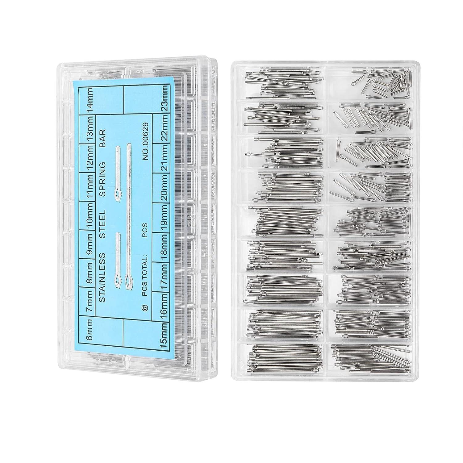 Watch Split Pin, Screws Bar Strap 360Pcs Pins Watchband Link Cotter for Band Spring Bar - Watchmaker Repair Shop 360PCS