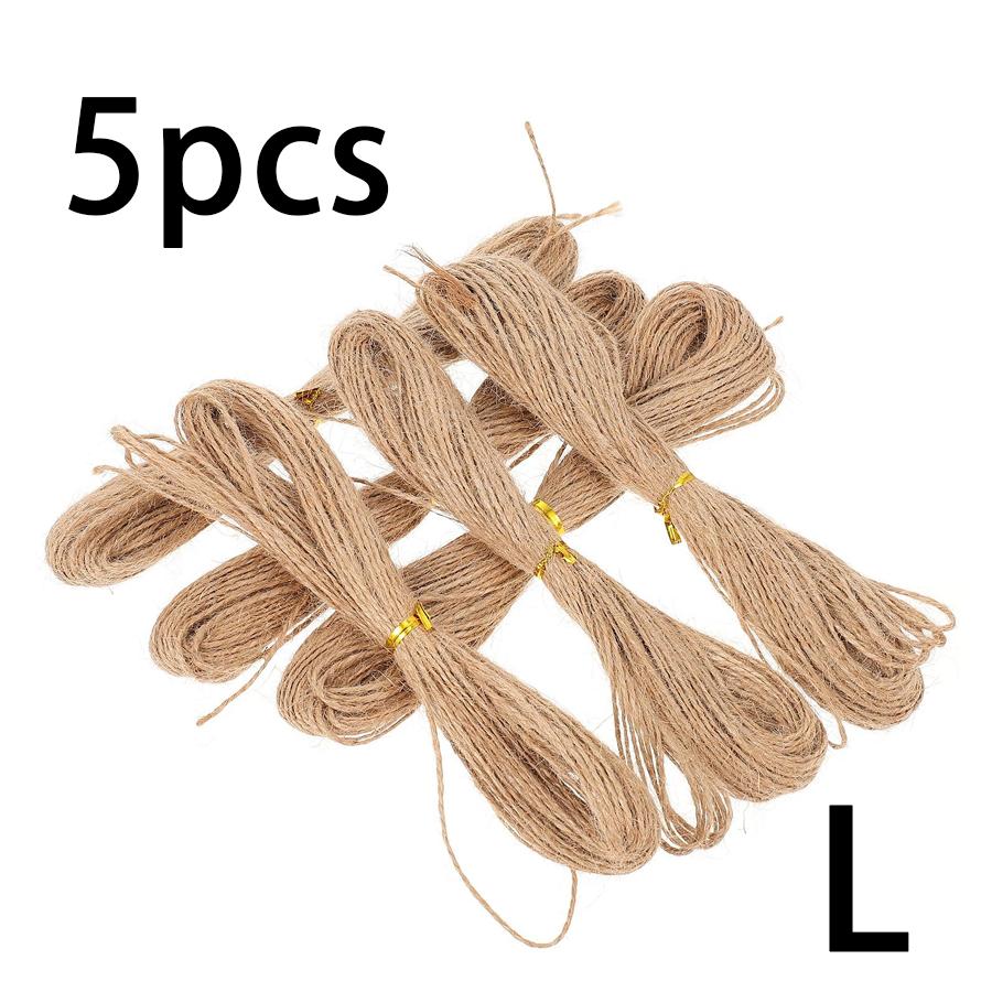 1/3/5pcs Handmade Weaving Hemp Rope 10m Pendant Hang Tag DIY Photo Wall Textile Accessories Creative Curtain Tying Rope XJM