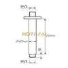 Wall Mounted & Ceiling Mounted Shower Arm BRASS Material Chromed Bathroom Shower Accessories 25cm Size .