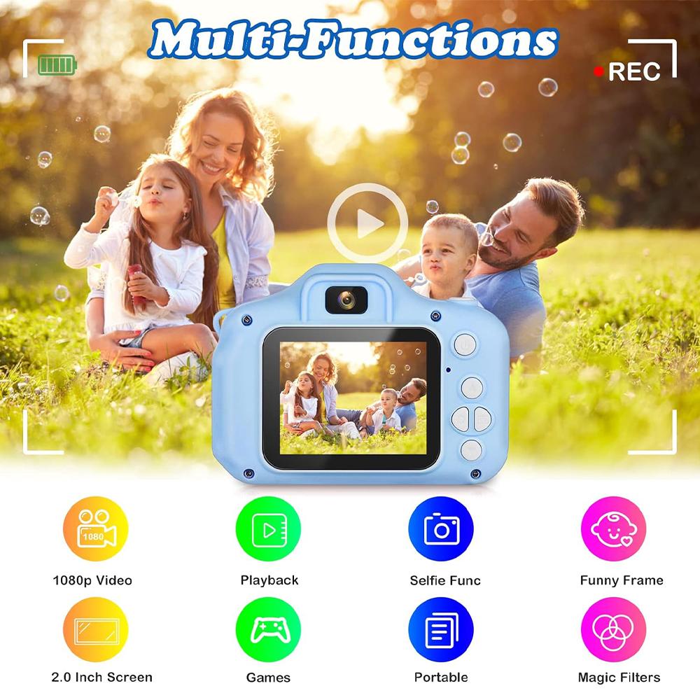 Kamera Kinder Spielzeug Mini HD Digitale Video Selfie Kameras Tragbar Outdoor Fotografie Lernspielzeug für Kinder Weihnachtsgeschenke