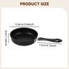 6 Pieces Stainless Steel Ergonomic Handle Portable Nonstick Pan Saucepan Pots and Pans Set Kitchen Cooking Set for Kitchen Home