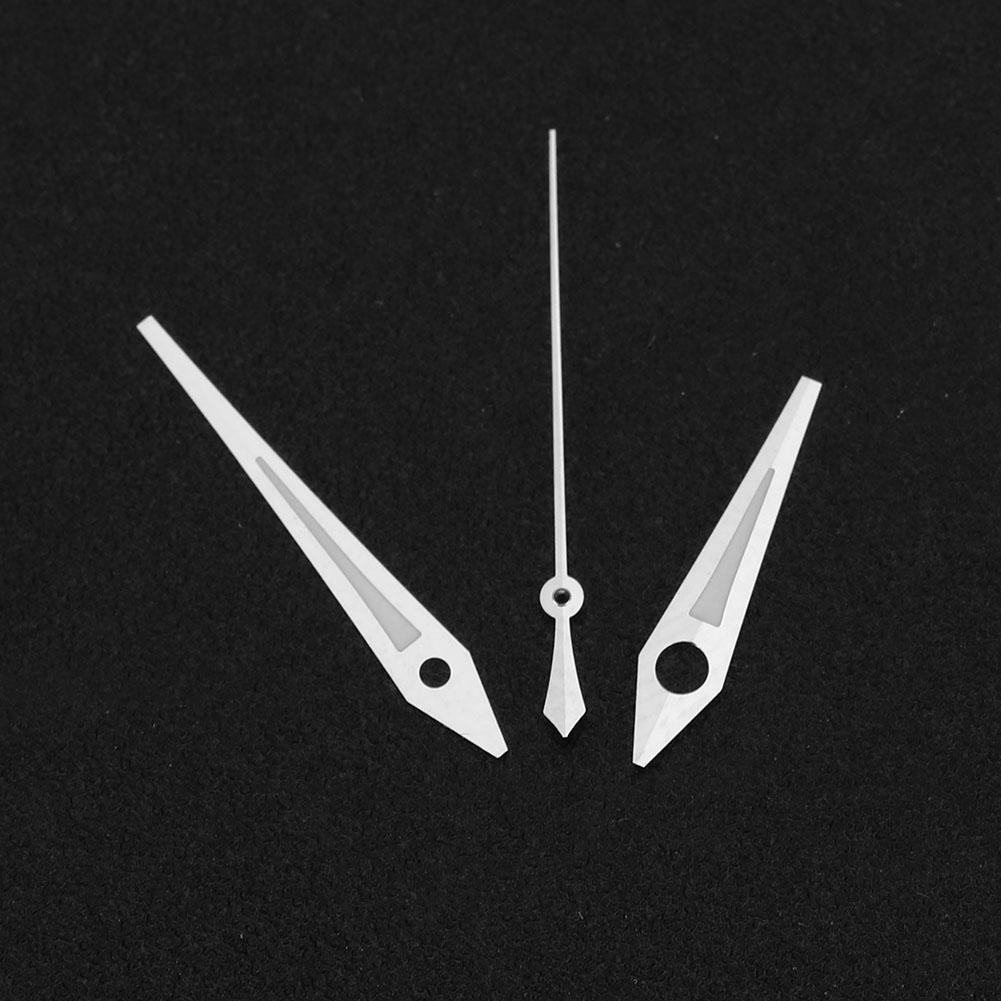 Herrenuhr Stunden- Minuten- Sekundenzeiger Uhrzeiger passend für ETA2824 Uhrwerk Silber