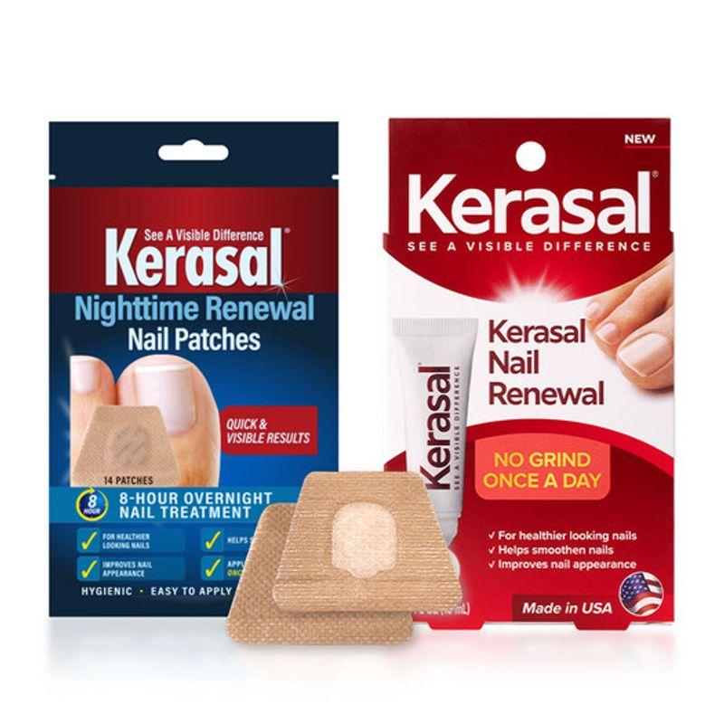 KERASAL Nighttime Patch 14 Sheets + Kerasal Nail Renewal 10ml
