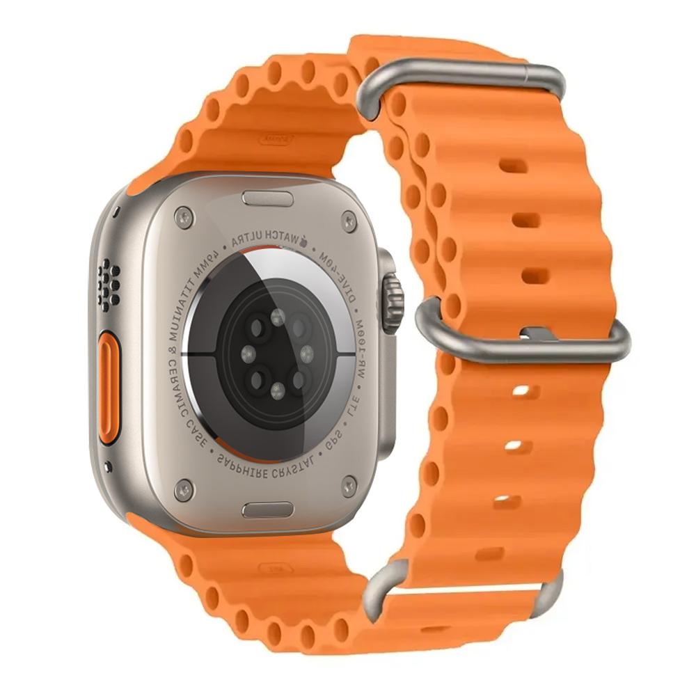 Ocean Band for Watch Ultra 3 Series 11 10 9 7 8 6 SE 49mm 45mm 46mm 42mm 44mm 40 41 Silicone Bracelet Correa iWatch Strap