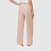 Women's Loose High Waist Solid Color Straight Pocket Casual Sweatpants