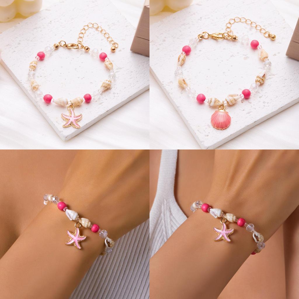 Boho Shell Hand Chain With Handcrafted Design For Beach Party Gift For Teens And Adults