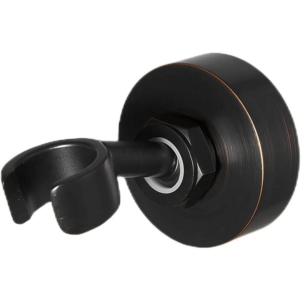 Bathroom Brass Handheld Shower Head Bracket Hand Sprayer Holder Shelf Stepless Adjustable Wall Mount