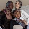 Watercolour Floral Printed Modal Breathable Soft Cotton Rayon Muslim Hijab Viscose Woven Islamic Turban Modal Women Shawls Scarf