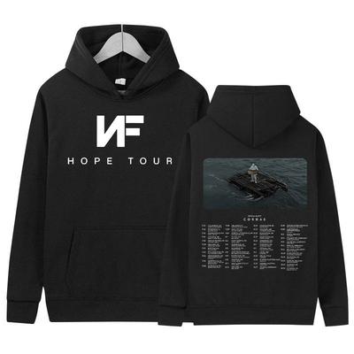Rapper NF Hope Music Álbum 2024 Novo Moletom Moda Masculina Casual Oversized Moletom Hip Hop Vintage Pulôver com Capuz Streetwear