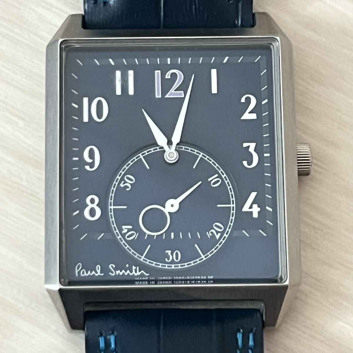Used Masterpiece Rare Color Paul Smith Westminster Watch Navy Men s Designer Summer Rare