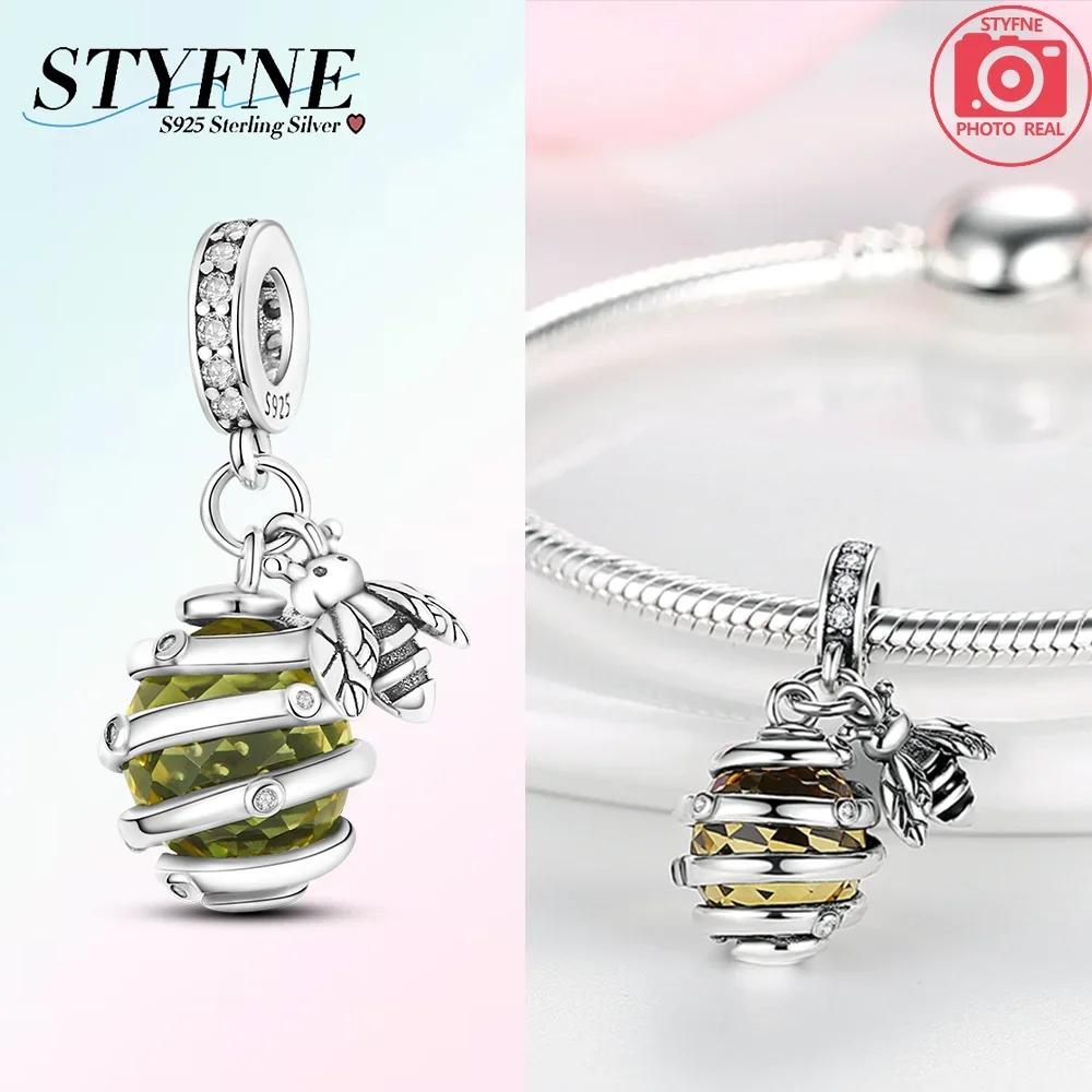 Cute Copper Gold Color Fireflies Luminous Charms Beads Fit Original Bracelets Diy Jewelry Gift Making