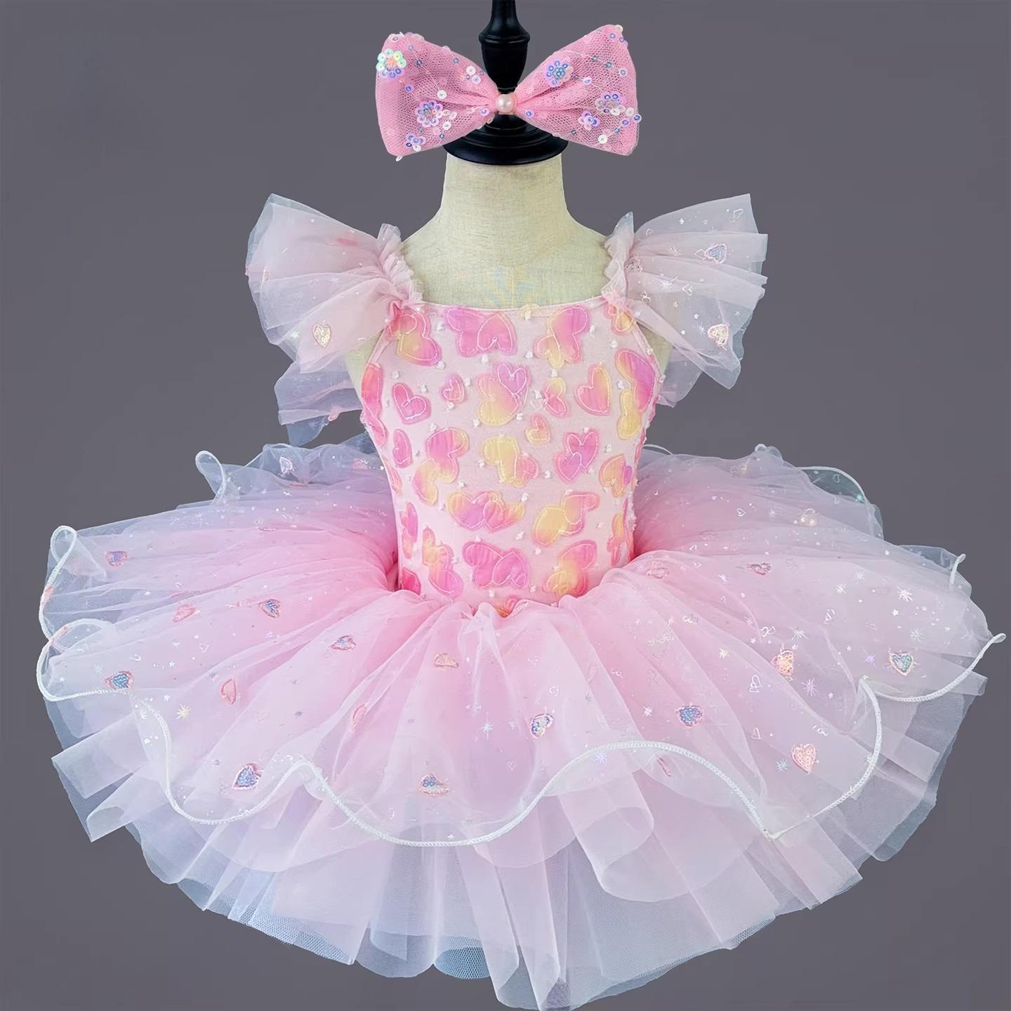 MARKET-3 Kinderkleding Ballet Tutu Balletjurk Podiumoptreden Danskostuum Maillots voor Meisjes Jurken Danskleding Kinderkleding 160