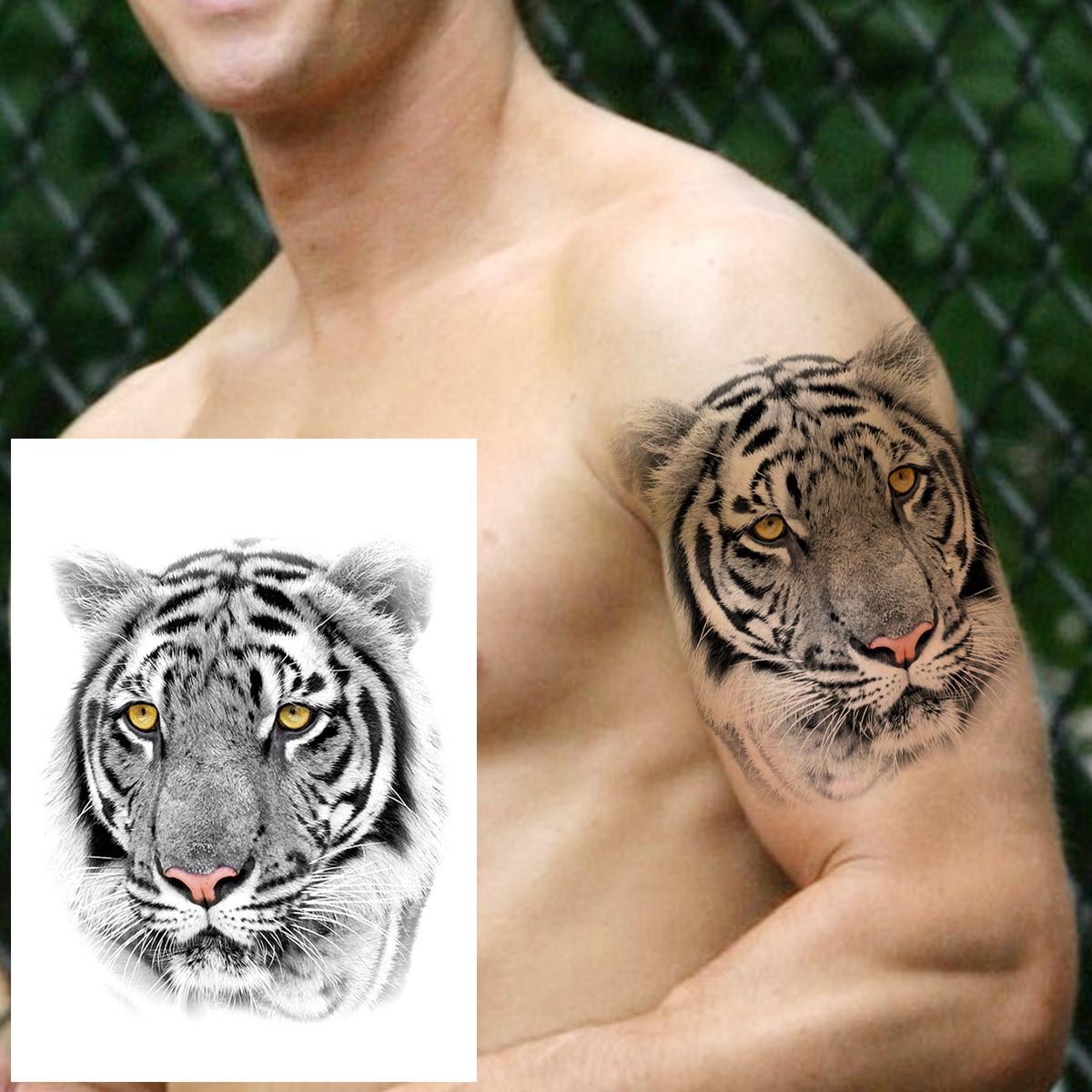 

Временная татуировка в виде совы, леса, для мужчин, женщин, детей, мальчиков, льва, поддельные татуировки монстра, наклейка, компас, черная переноса воды, татуировки, рука